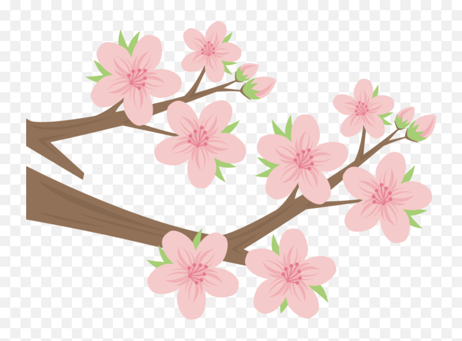 Openclipart - Clipping Culture Emoji,Cherry Blossom Clipart