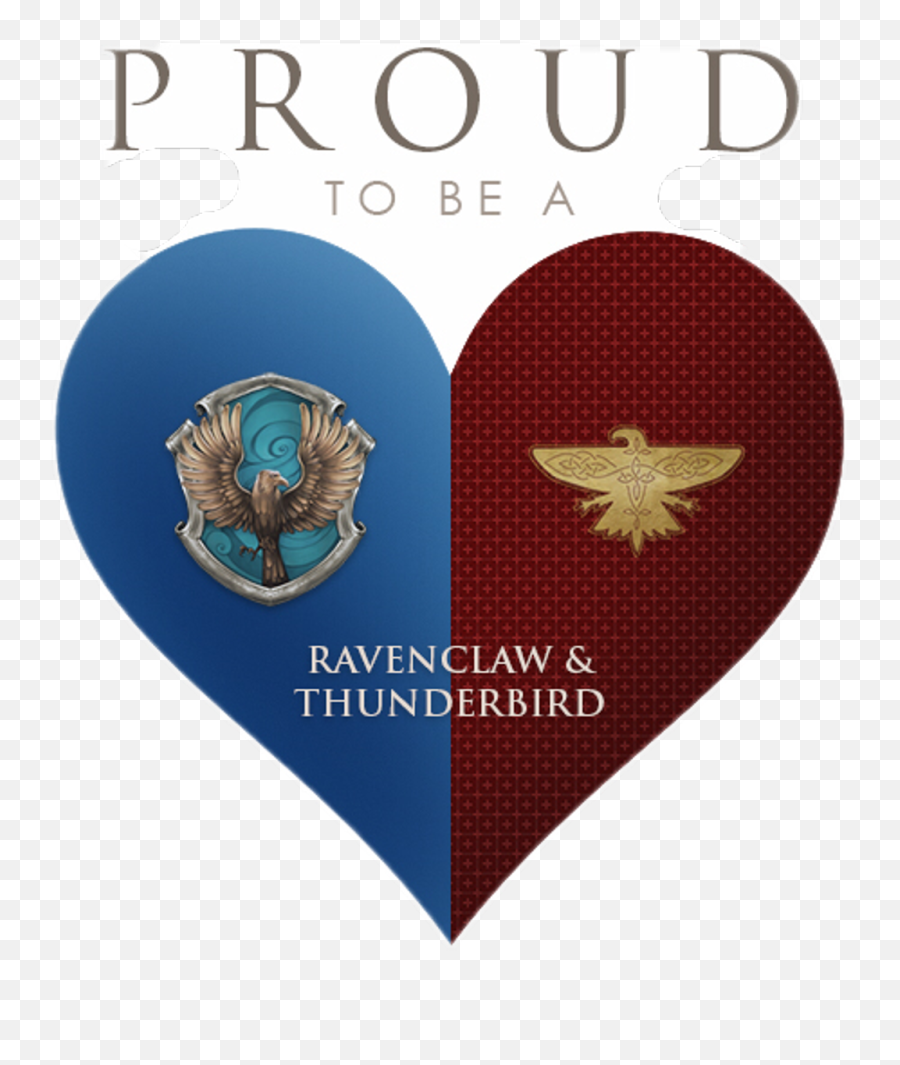 Download Ravenclaw Sticker - Ravenclaw And Thunderbird Png American Emoji,Ravenclaw Logo