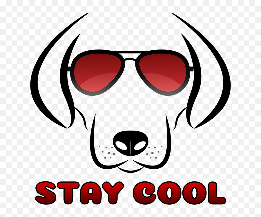 Stay Cool Dog Puppy - Stay Cool Dog Emoji,Cool Logo