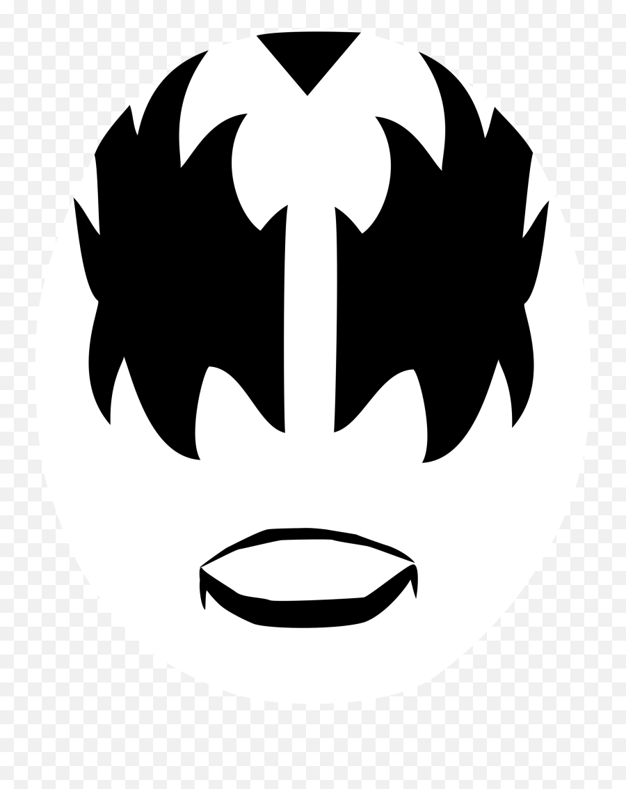 Free Kiss Logo - Kiss Band Face Png Emoji,Kiss Logo