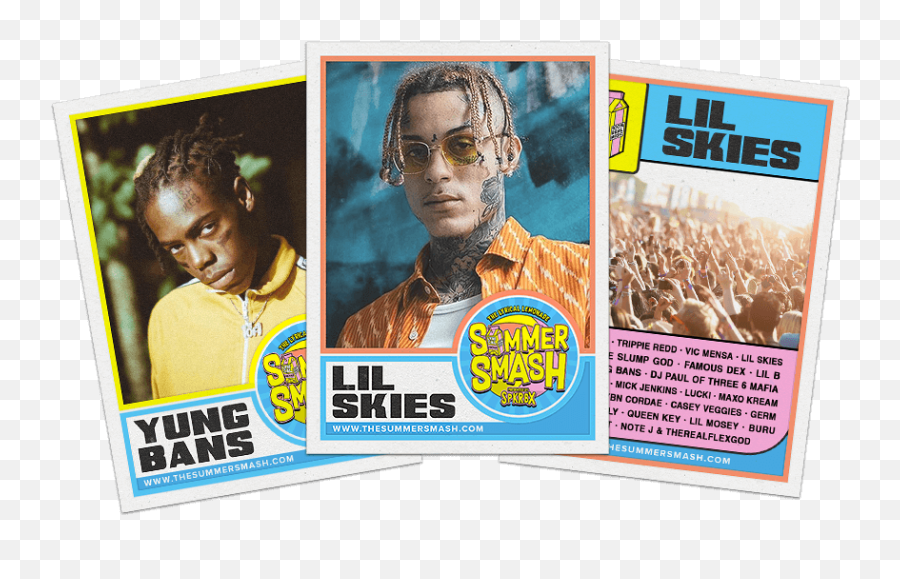 The Summer Smash Music Festival - Lyrical Lemonade Artist Trading Card Emoji,Lyrical Lemonade Logo
