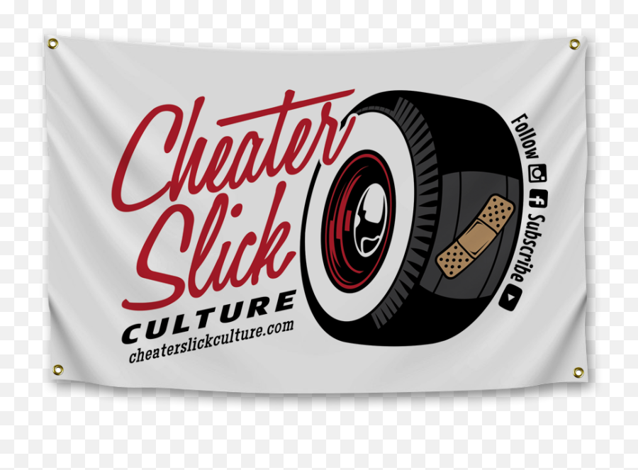 Cheater Slick Culture Banner - Synthetic Rubber Emoji,Banner Logo