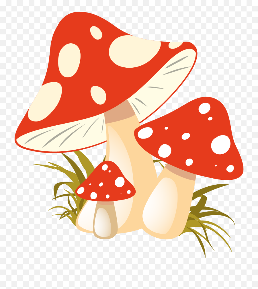 Autumn Mushroom Clipart Transparent - Mushroom Clipart Emoji,Mushroom Clipart