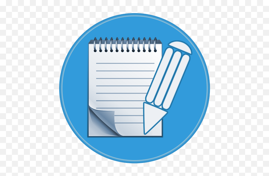 Popular App Notepad - Text Editor By Guru Info Media Http Emoji,Notepad Logo
