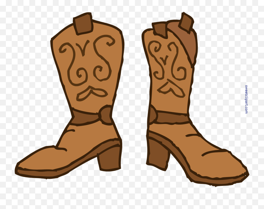 Download Hd Cowboy Clipart Cowboy Boot - Cowboy Boots Clipart Transparent Emoji,Cowboy Clipart