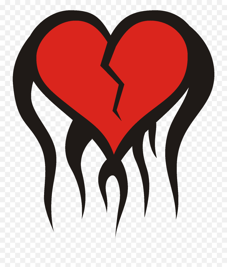 Broken Heart Svg Vector Broken Heart - Clip Art Emoji,Broken Heart Clipart