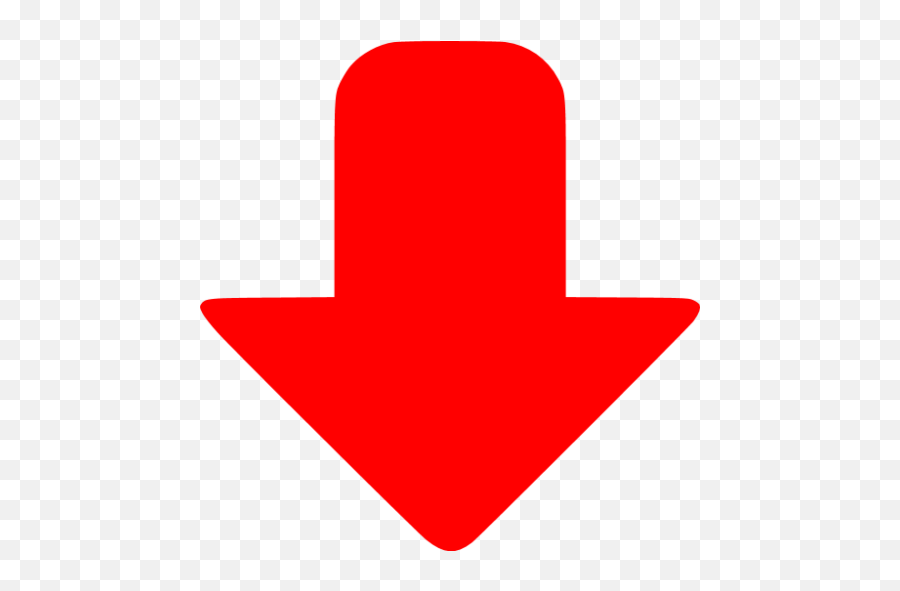 Red Down Icon - Arrow Down Clipart Gif Emoji,Red Arrow Png