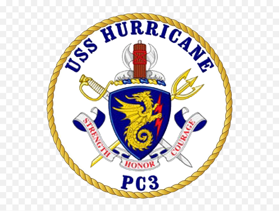 Uss Hurricane - Uss Hurricane Crest Emoji,Us Navy Logo