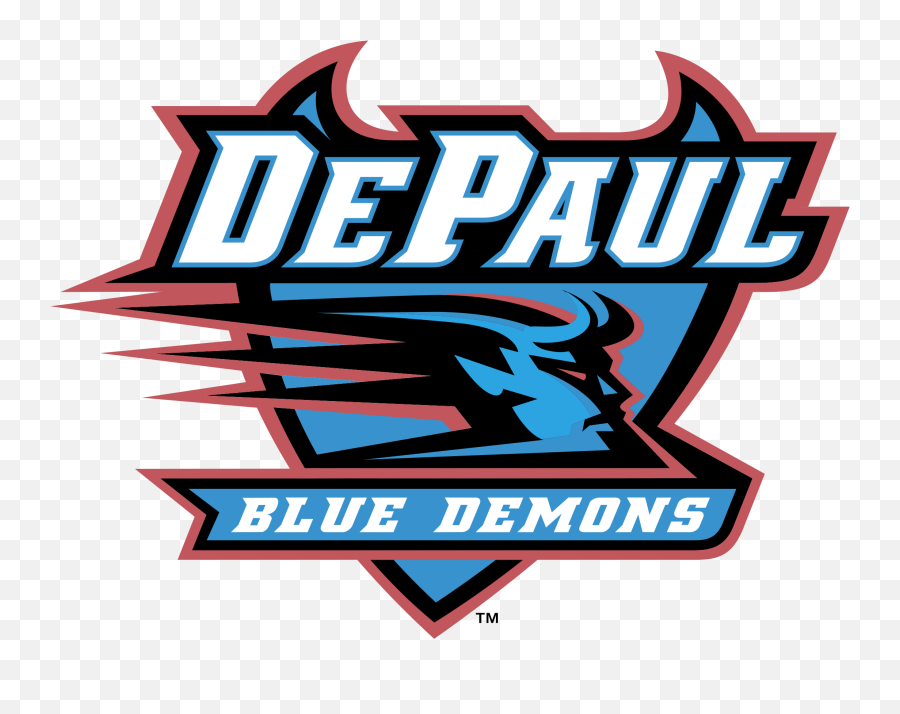 Depaul Blue Demons Logo Png Transparent U0026 Svg Vector - Depaul Emoji,Demon Logo
