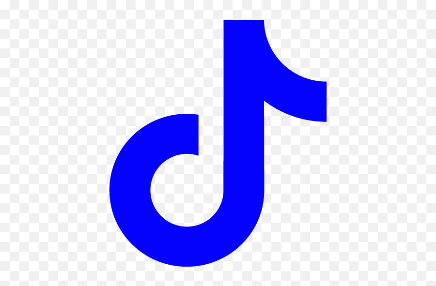 Blue Tiktok Icon - Blue Tiktok Logo Png Emoji,Blue Tiktok Logo