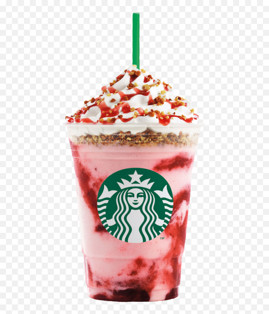 Download Cheesecake Frappuccino Milkshake Starbucks Cream - Strawberry Frappuccino Starbucks Png Emoji,Starbucks Png