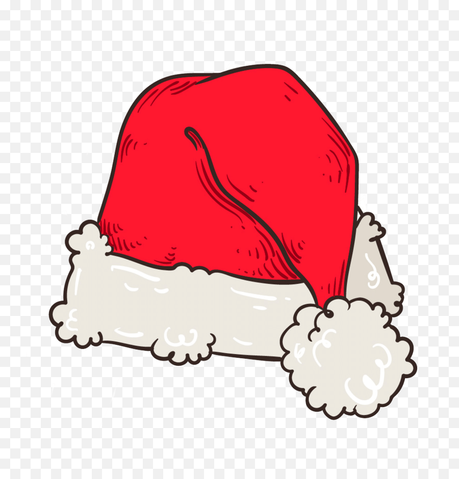 Free Cute Santa Hat Clipart For Your - Lovely Emoji,Santa Hat Clipart