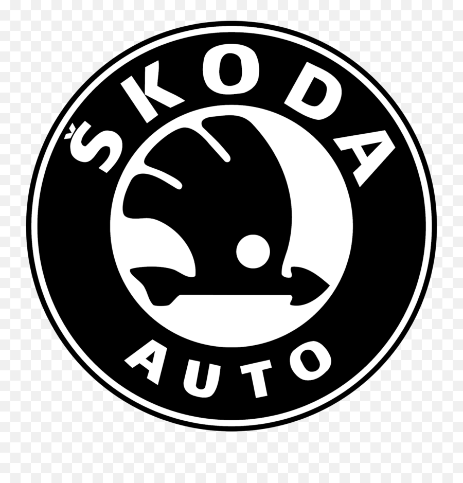 Skoda Logo Black And White - Skoda Logo Black And White Emoji,Skoda Logo