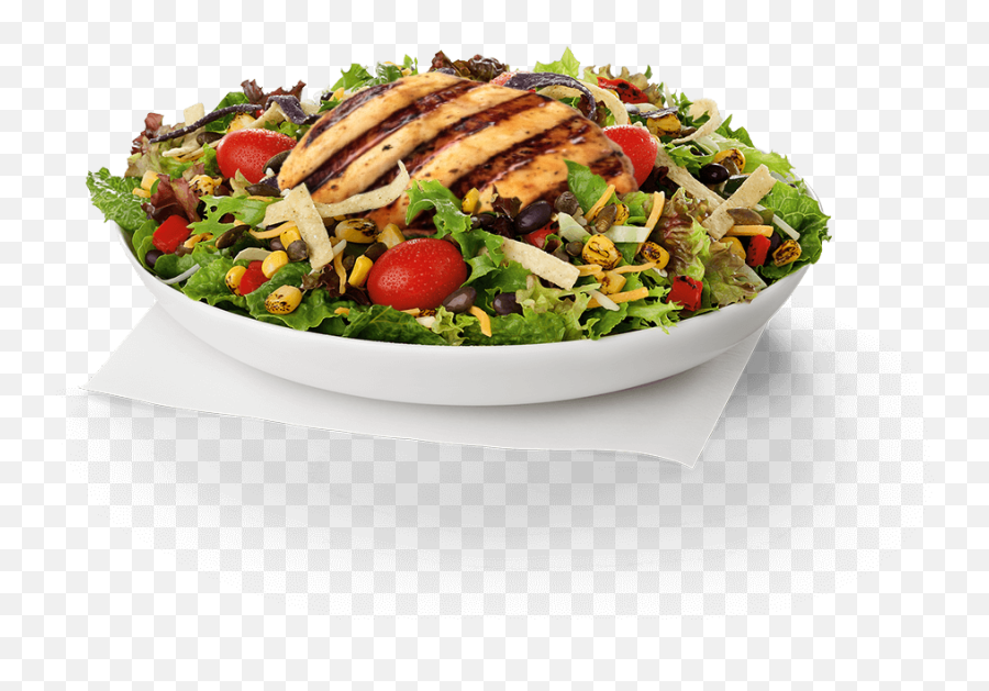 Spicy Southwest Salad Nutrition And Description Chick - Fila Spicy Southwest Salad Chick Fil A Calories Emoji,Salad Png