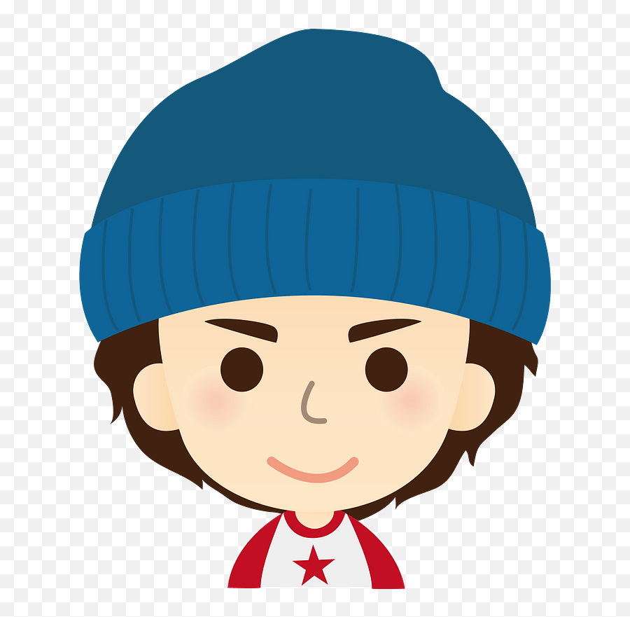 Man Is Wearing A Knit Cap Clipart Free Download Transparent - Clipart Emoji,Winter Hat Clipart