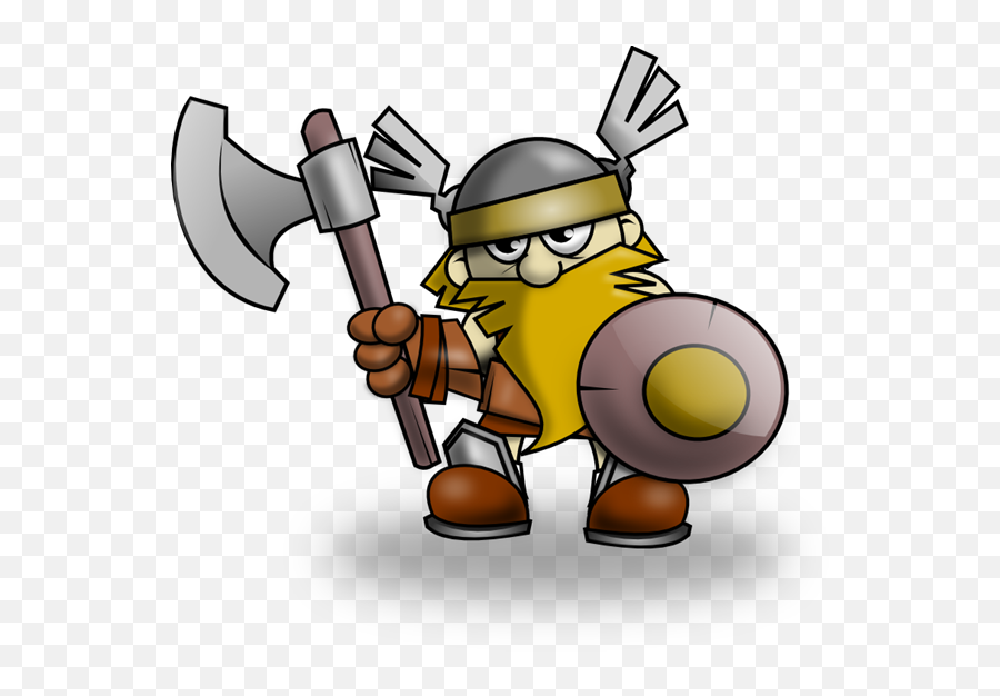 Free Clip Art - Cartoon Viking Clip Art Emoji,Viking Clipart
