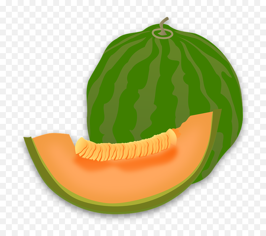 Melon Clipart - Clipart Best Sliced Melon Cartoon Transparent Background Emoji,Water Melon Clipart