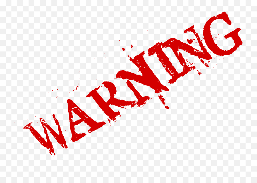 8 Grunge Word Warning Transparent - Word Warning Png Emoji,Word Png