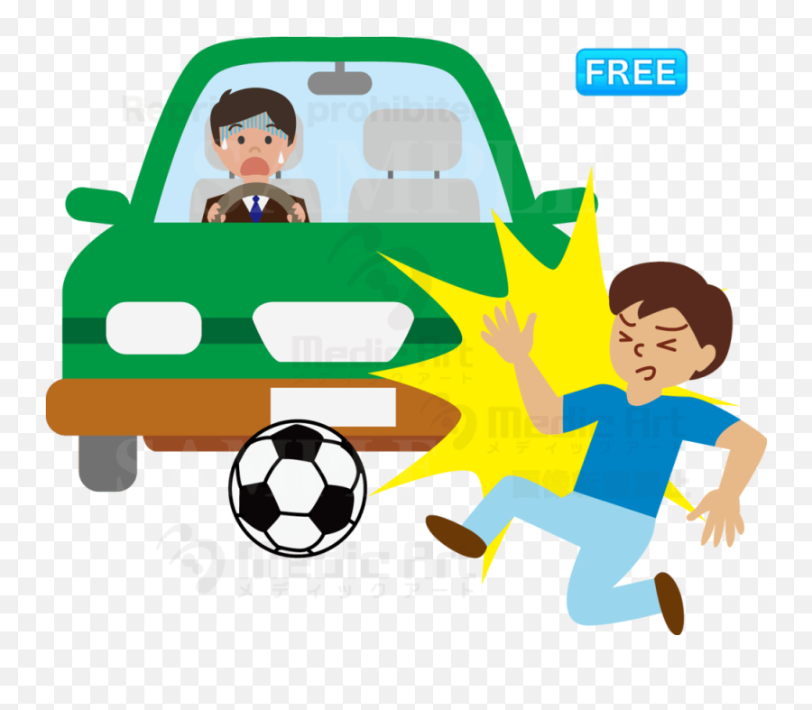 Traffic Accident Of A Child F2 Emoji,Car Accident Clipart