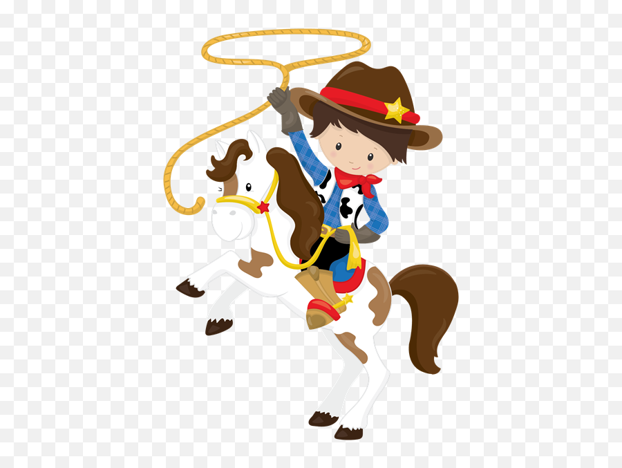 Images - Cowboy Theme Party Cartoons Emoji,Cowboy Clipart