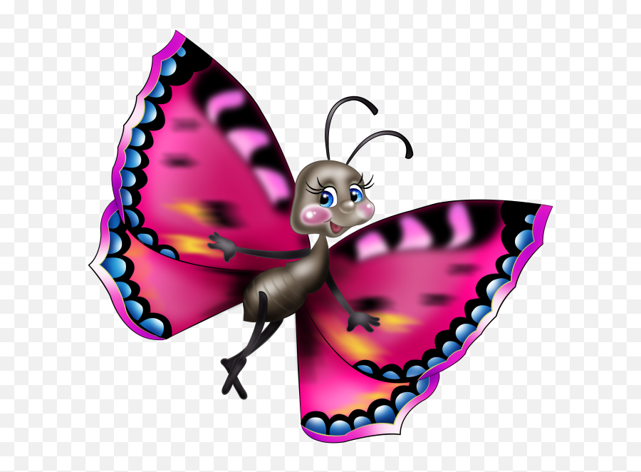 Clip Art Gif Animation Butterfly Image - Animated Butterfly Emoji,Butterfly Gif Transparent