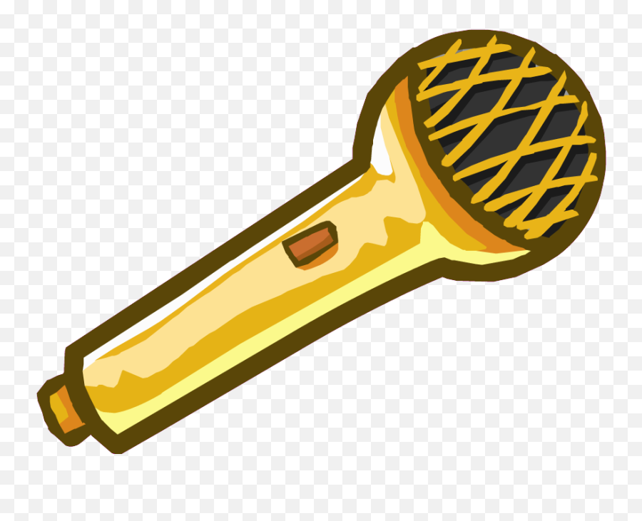 View Large Size Microfono - Cartoon Cute Microphone Png Emoji,Vintage Microphone Clipart