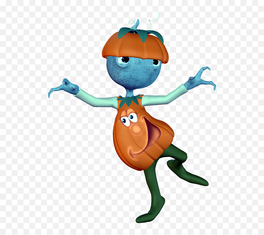 Free Halloween Pumpkin Patch Clipart - Cartoon Transparent Fictional Character Emoji,Pumpkin Patch Clipart