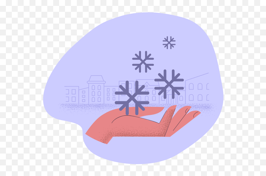 Snowflakes Clipart Illustrations U0026 Images In Png And Svg Emoji,Winter Weather Clipart