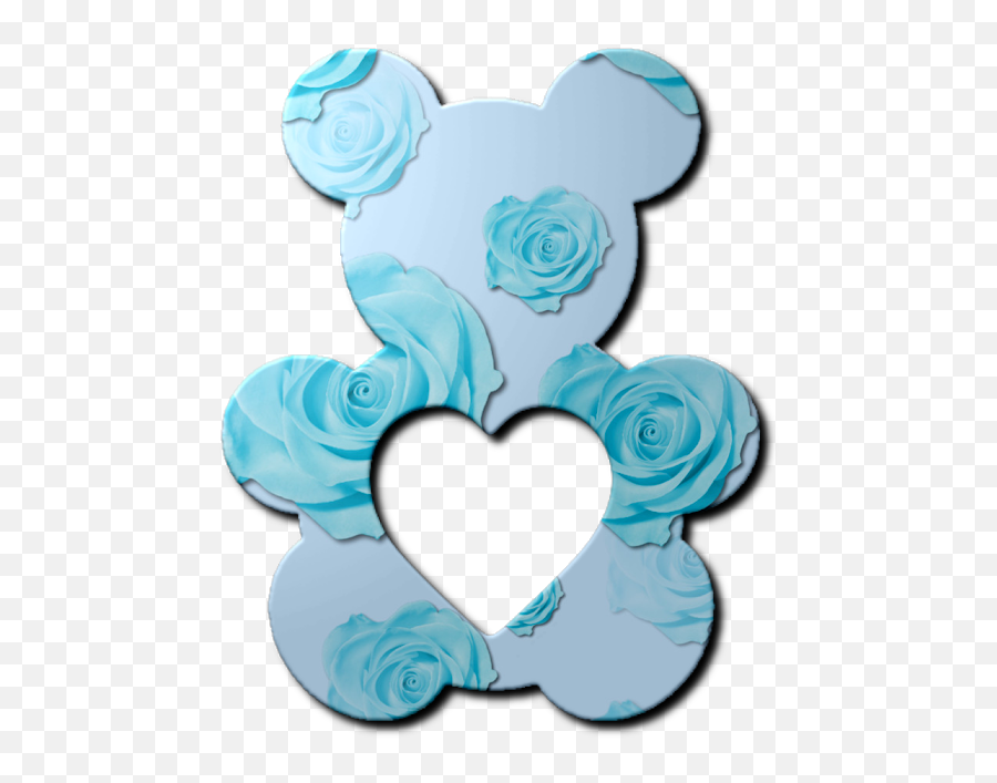 Monica Michielin Alfabetos Blue Roses Pastel Alphabet Emoji,Twitter Heart Png
