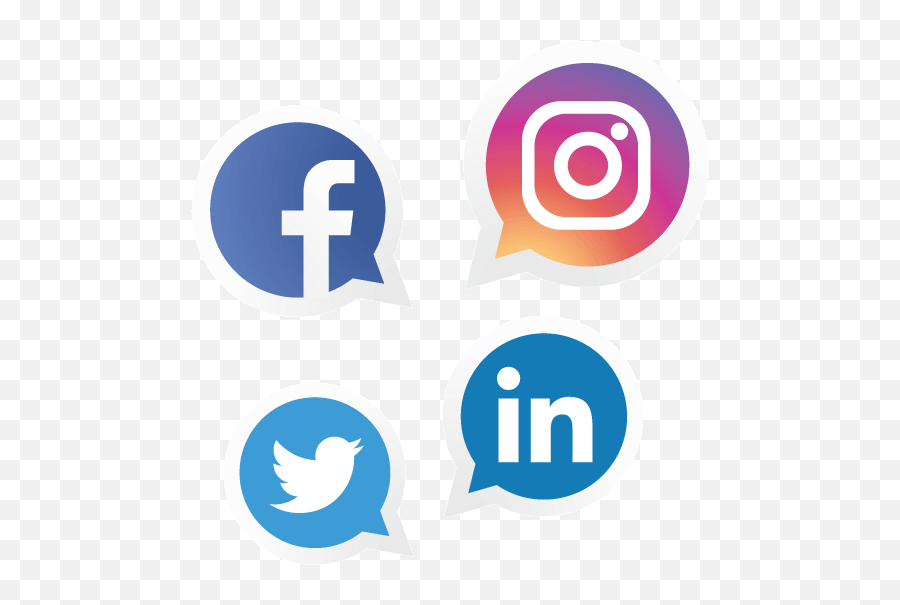 Social Media Marketing Icon Png - Circle Social Media Logos Png Emoji,Social Media Logos Png
