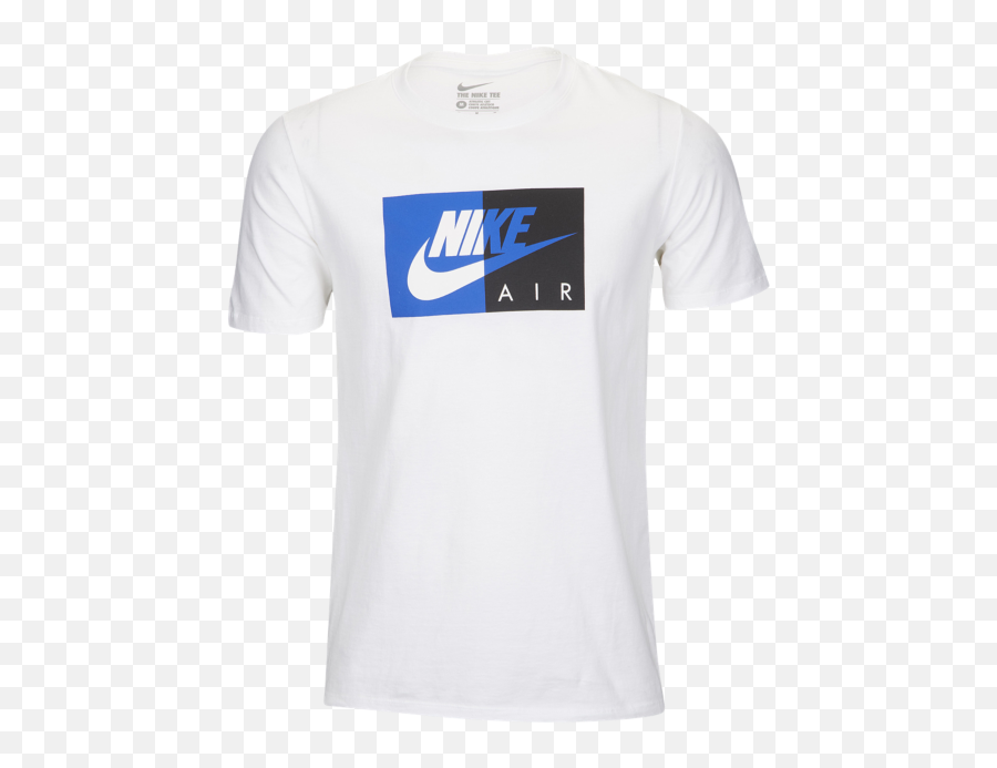Black And White Nike Shirt - T Shirt Nike Blue And White Emoji,White Nike Logo