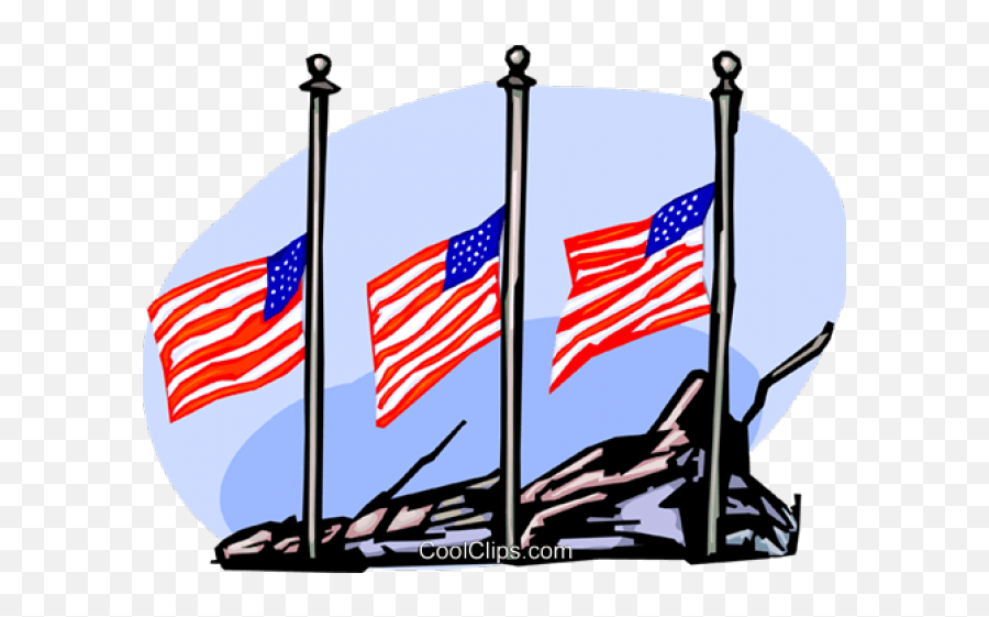 American Flag Clip Art Png - Statement Flag Clipart American Usa Flag Half Mast Clip Art Emoji,American Flag Clipart