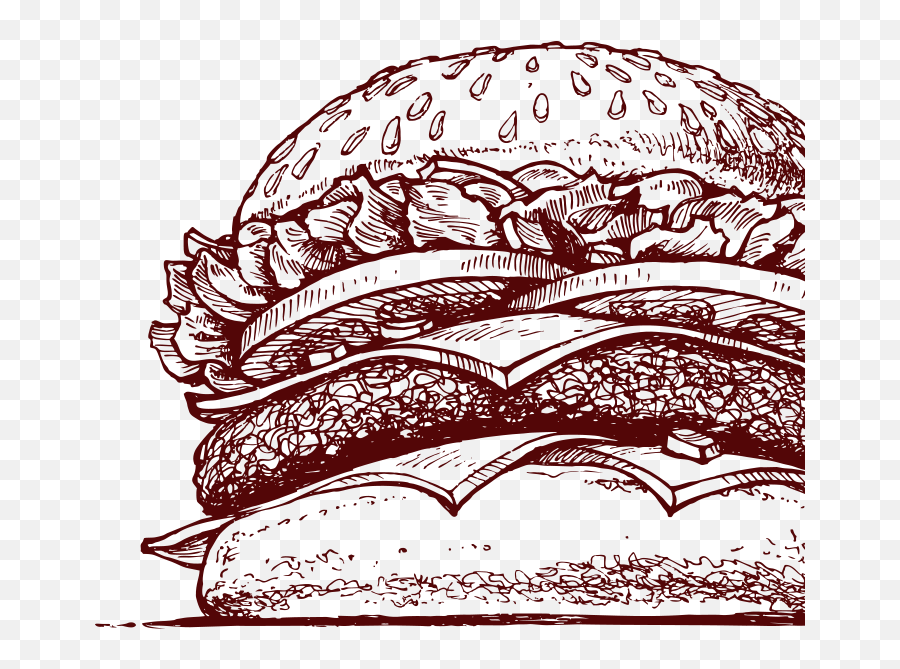 Hamburgerpng - Hamburgersombra Burger Drawing Png Transparent Burger Drawing Emoji,Hamburger Png