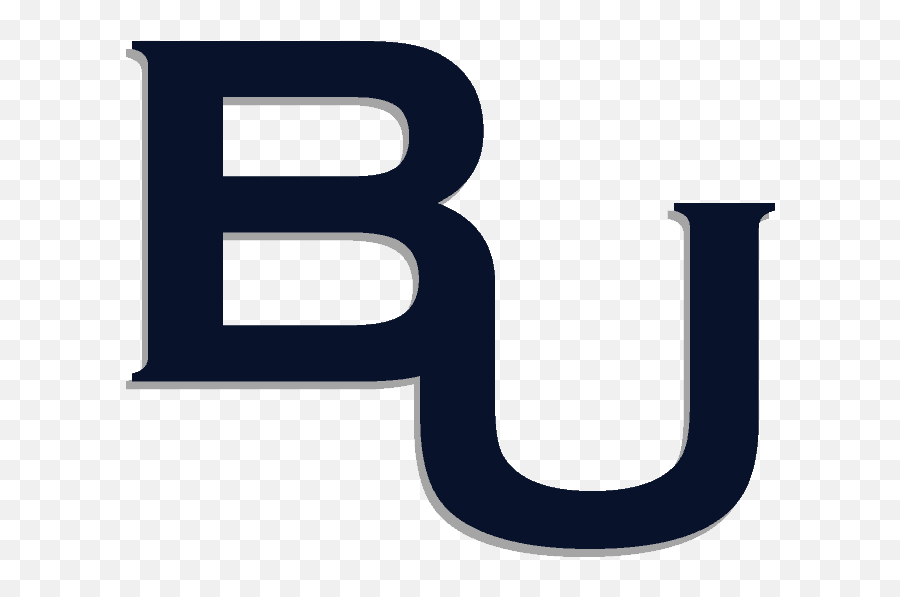 Justbu - Baseball University Dot Emoji,Bu Logo