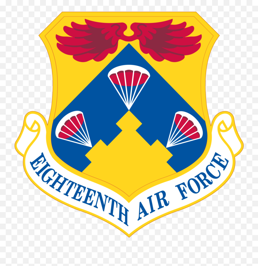 Fileeighteenth Air Force - Emblempng Wikimedia Commons 18th Air Force Emoji,United States Air Force Logo