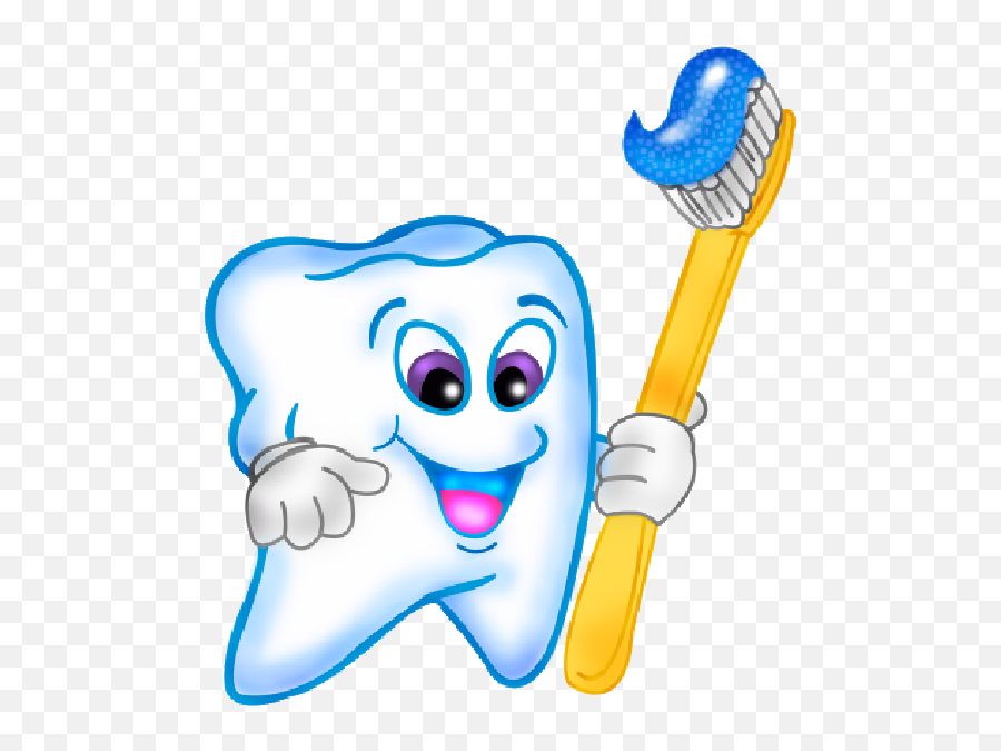 Tooth Funny Teeth Cartoon Picture - Clip Art Cartoon Brushing Teeth Emoji,Tooth Clipart