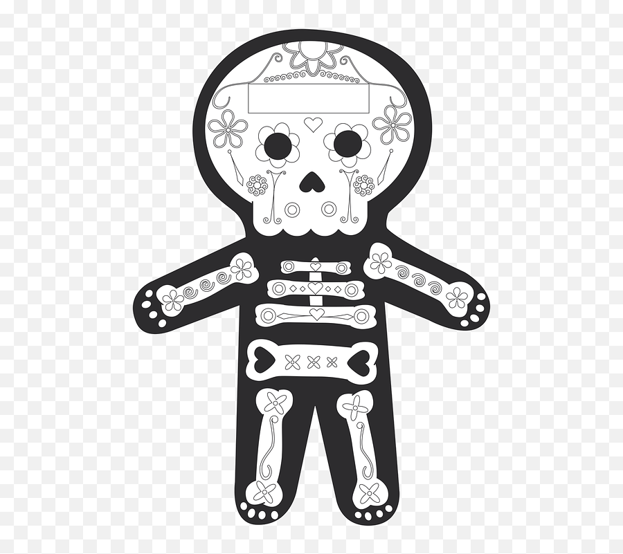 Day Of The Dead Clipart Catrina - Day Of The Dead Emoji,Day Of The Dead Clipart
