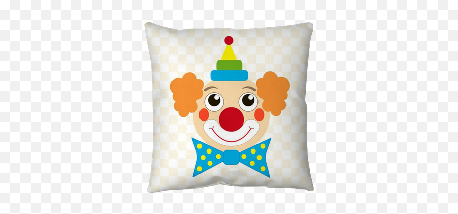 Clown Face Throw Pillow U2022 Pixers - We Live To Change Clown Face Emoji,Clown Face Png