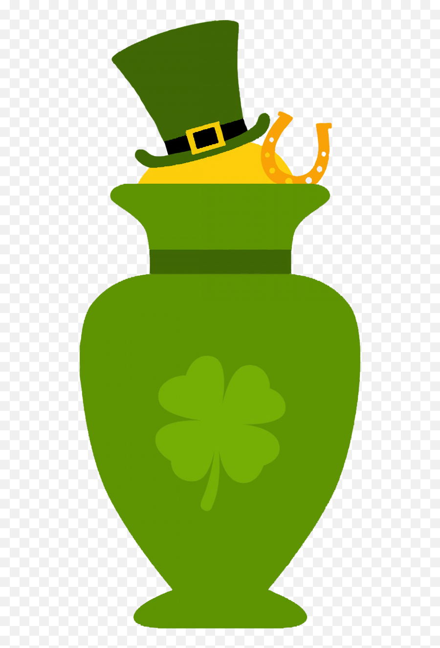 St Patricku0027s Day Clipart - Costume Hat Emoji,Pots Of Gold Clipart