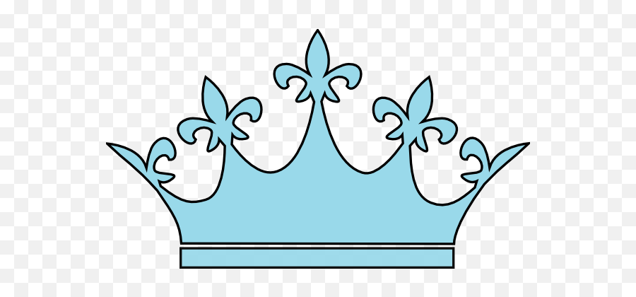 Queen Crown Light Blue Clip Art - Queen Blue Crown Cartoon Emoji,Queen Crown Logo