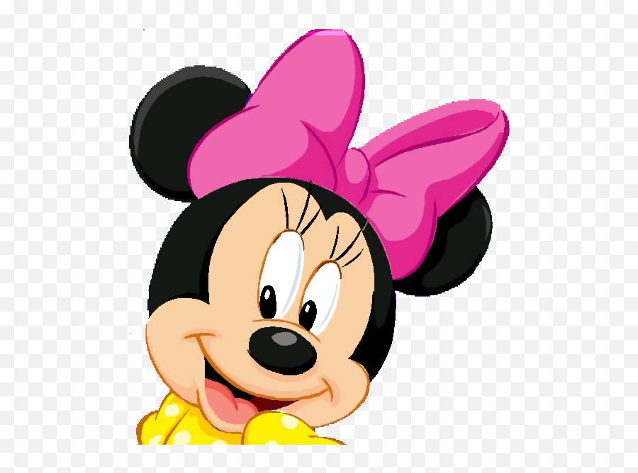 Mickey Minnie Mouse Png Mickey - Pink And Yellow Minnie Mouse Clipart Emoji,Minnie Mouse Png