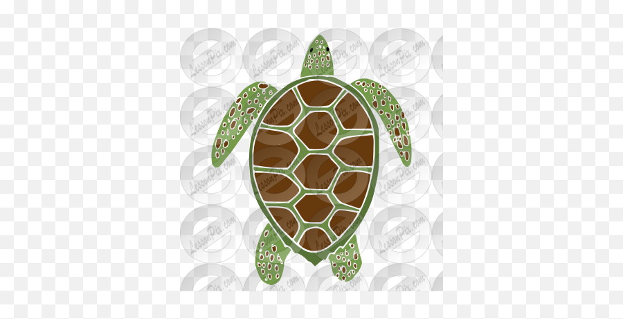 Sea Turtle Stencil For Classroom - Tortoise Emoji,Sea Turtle Clipart