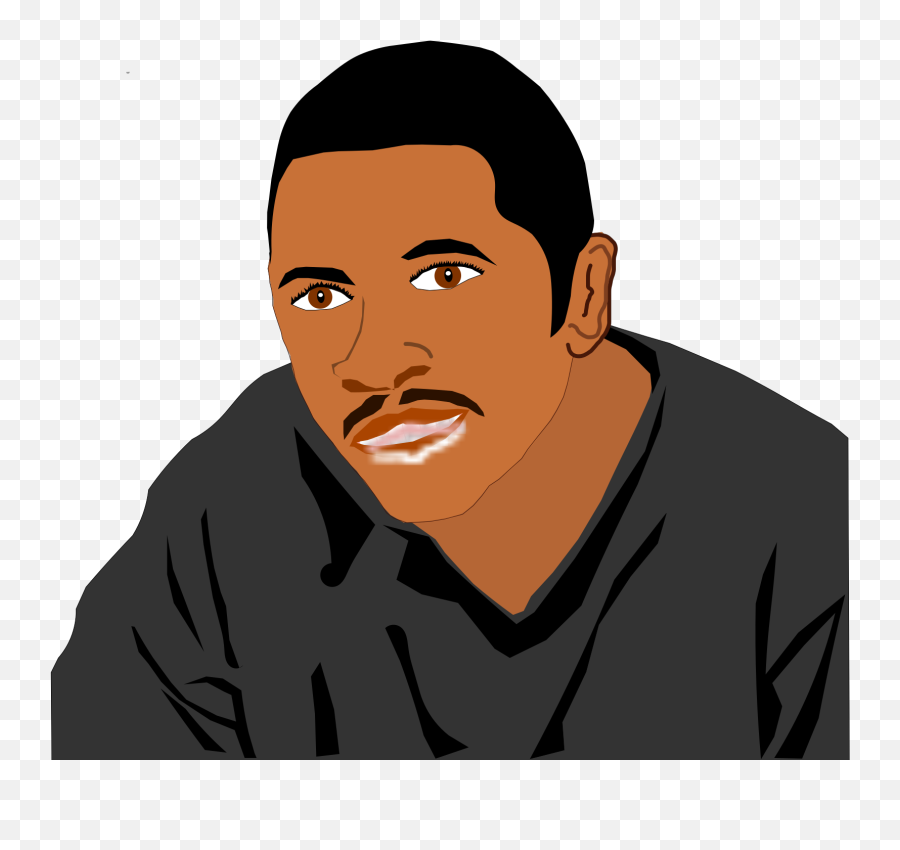 African American Male Svg Vector - African American Male Clipart Emoji,Male Clipart