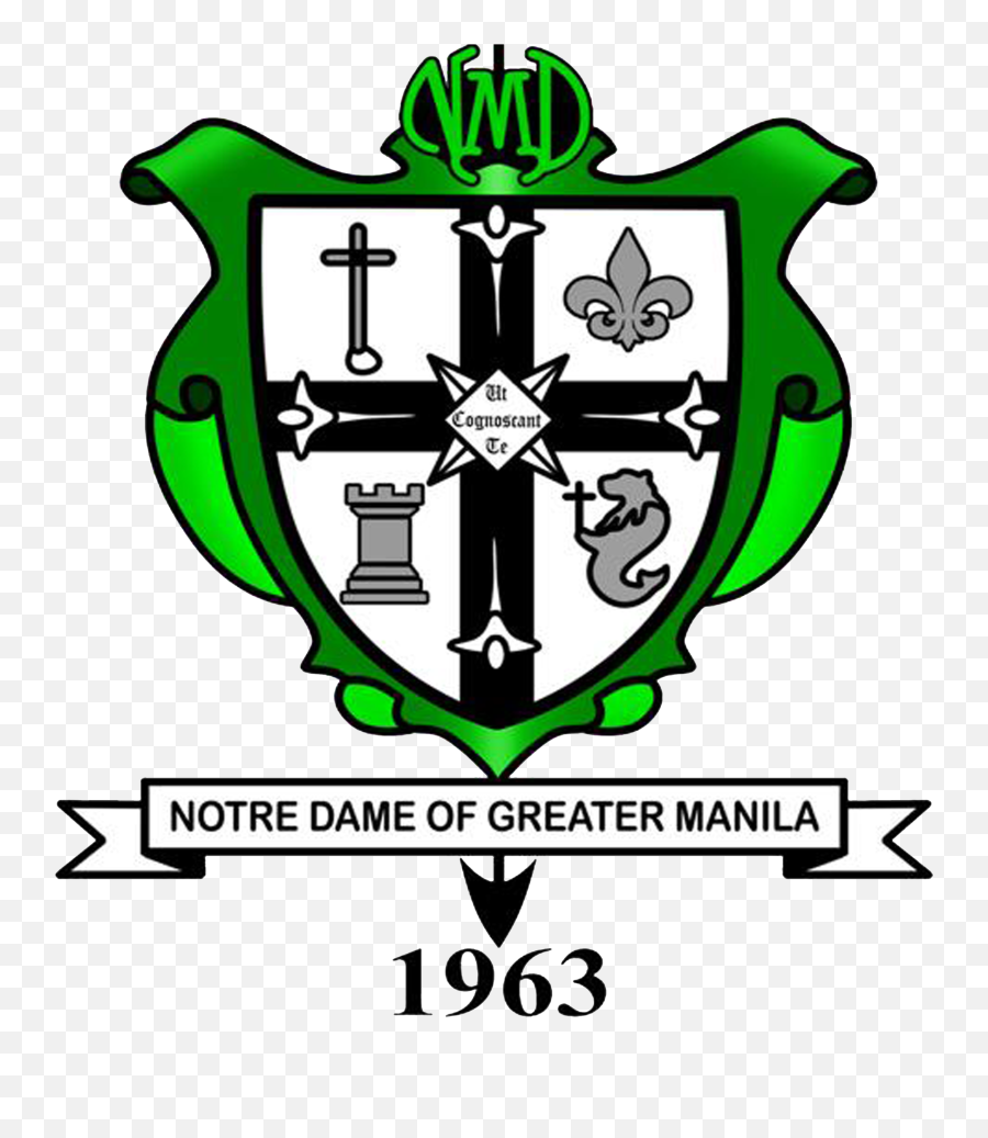 Cropped - Logo2copypng U2013 Notre Dame Of Greater Manila Emoji,Notre Dame Logo Transparent
