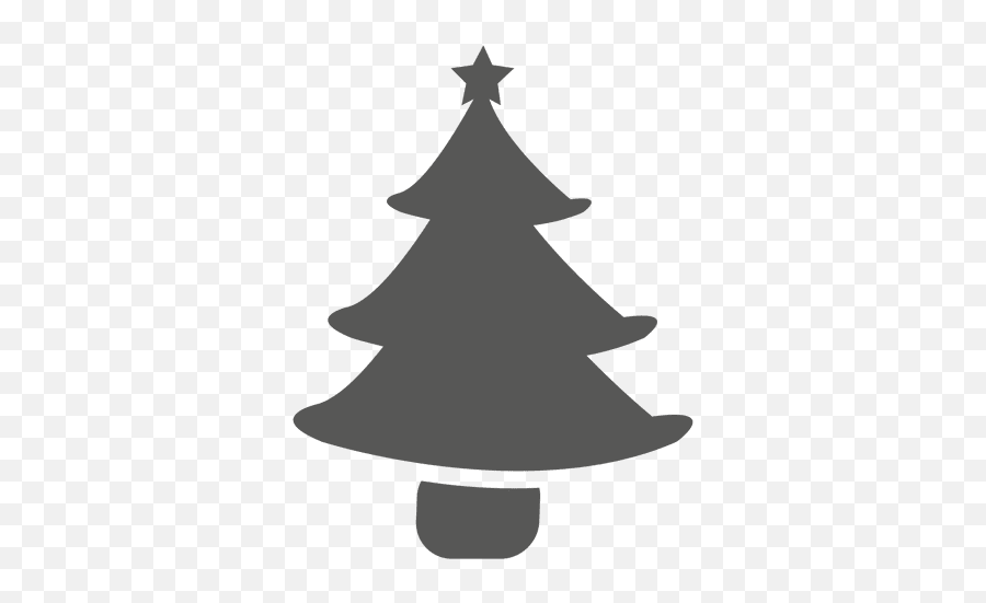 Christmas Tree Silhouette Clip Art - Christmas Tree Png Emoji,Christmas Tree Silhouette Png