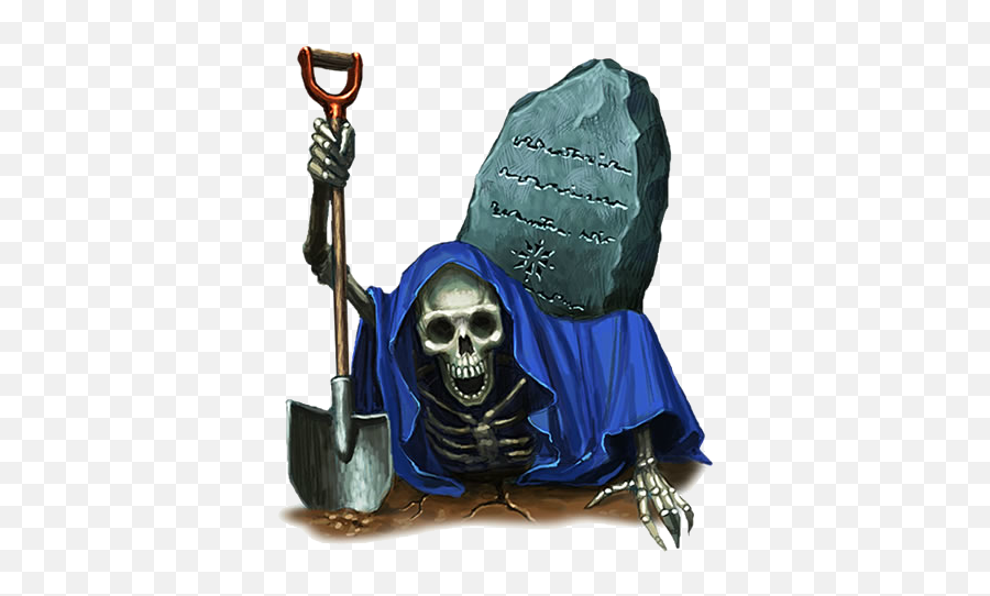 Download Grave Digger - Transparent Skull Gothic Png Png Emoji,Grave Digger Clipart