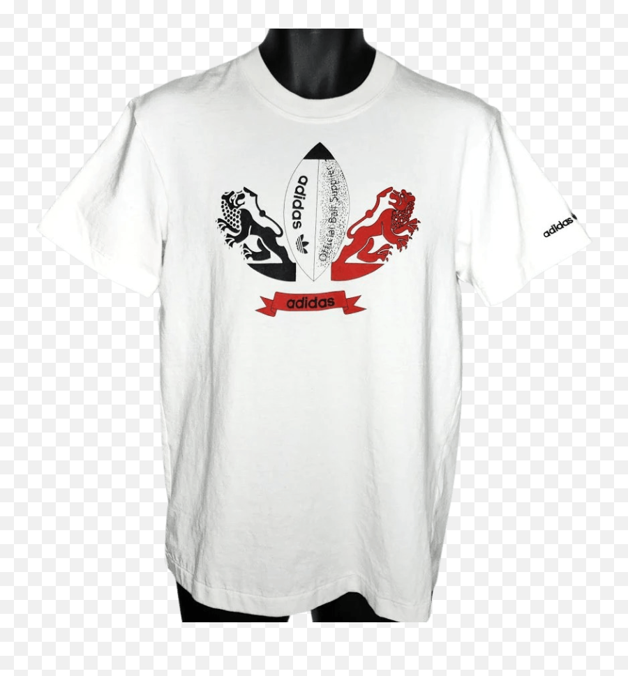 80u0027s Football T - Shirt By Adidas In 2021 Football Tshirts Emoji,Adidas Logo T Shirt