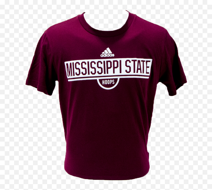 Adidas Mississippi State Hoops Short - Short Sleeve Emoji,Mississippi State Logo