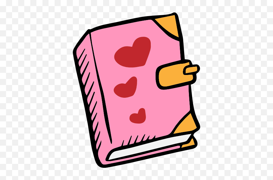 Diary Free Icon - Love Diary Icon 512x512 Png Clipart Emoji,Diary Png