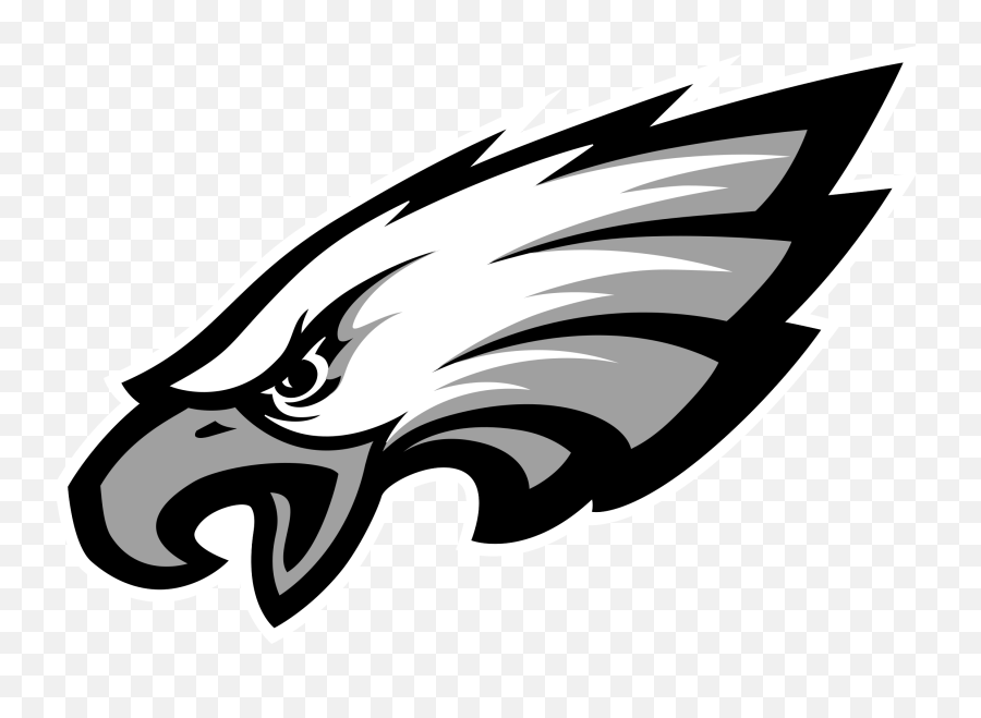 Black And White Eagle Logo - Philadelphia Eagles Logo Png Emoji,Eagle Logo